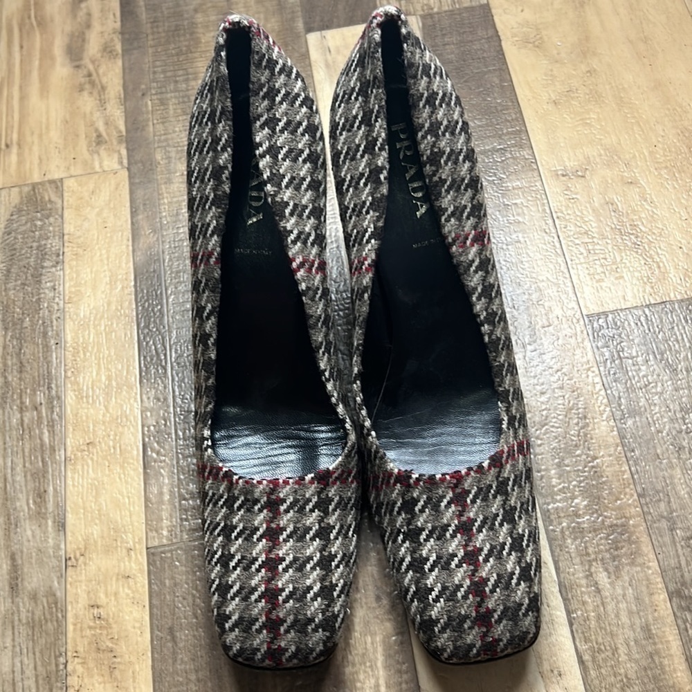 PRADA TWEED HEELS size 39.5 - Picture 6 of 10